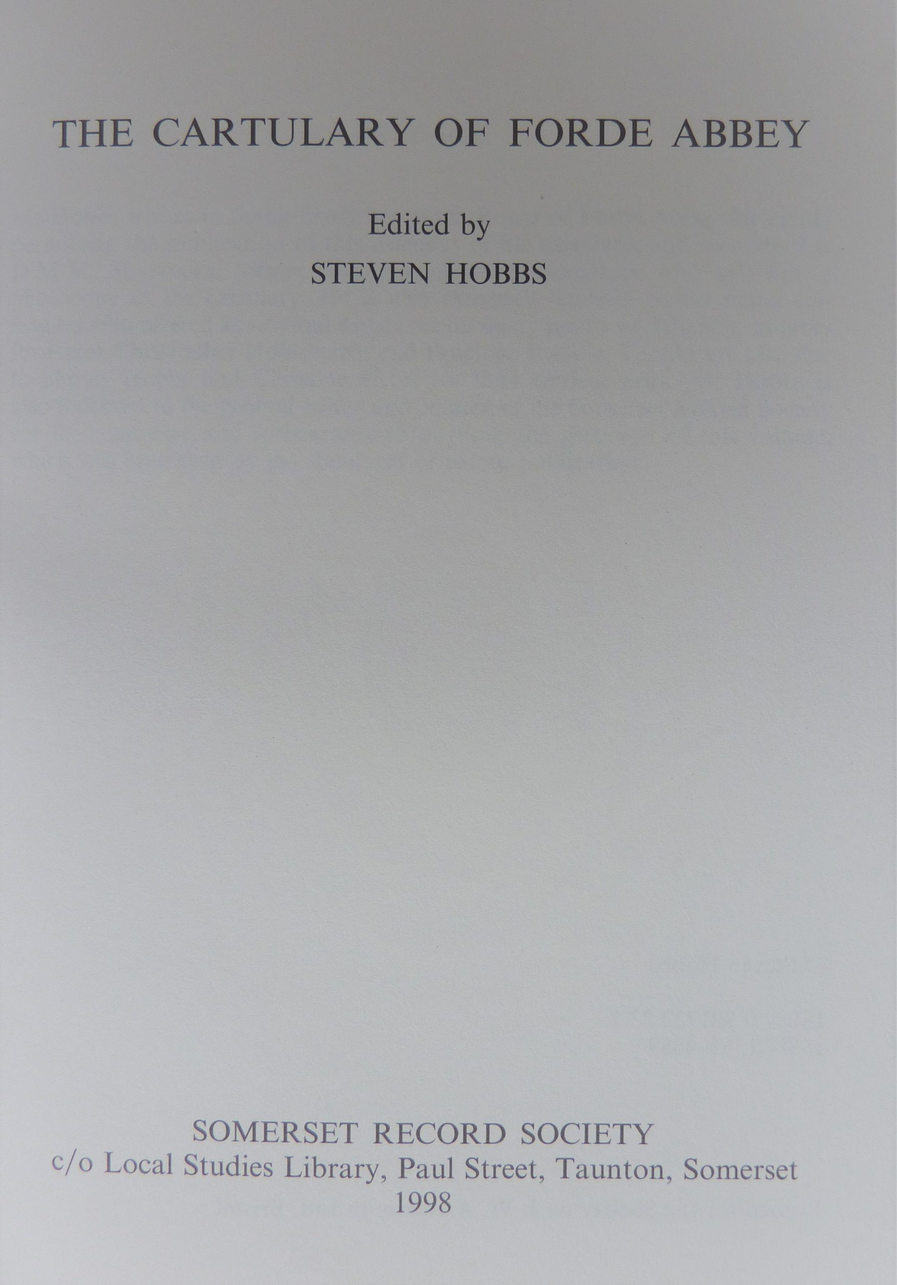 volume 85 title page