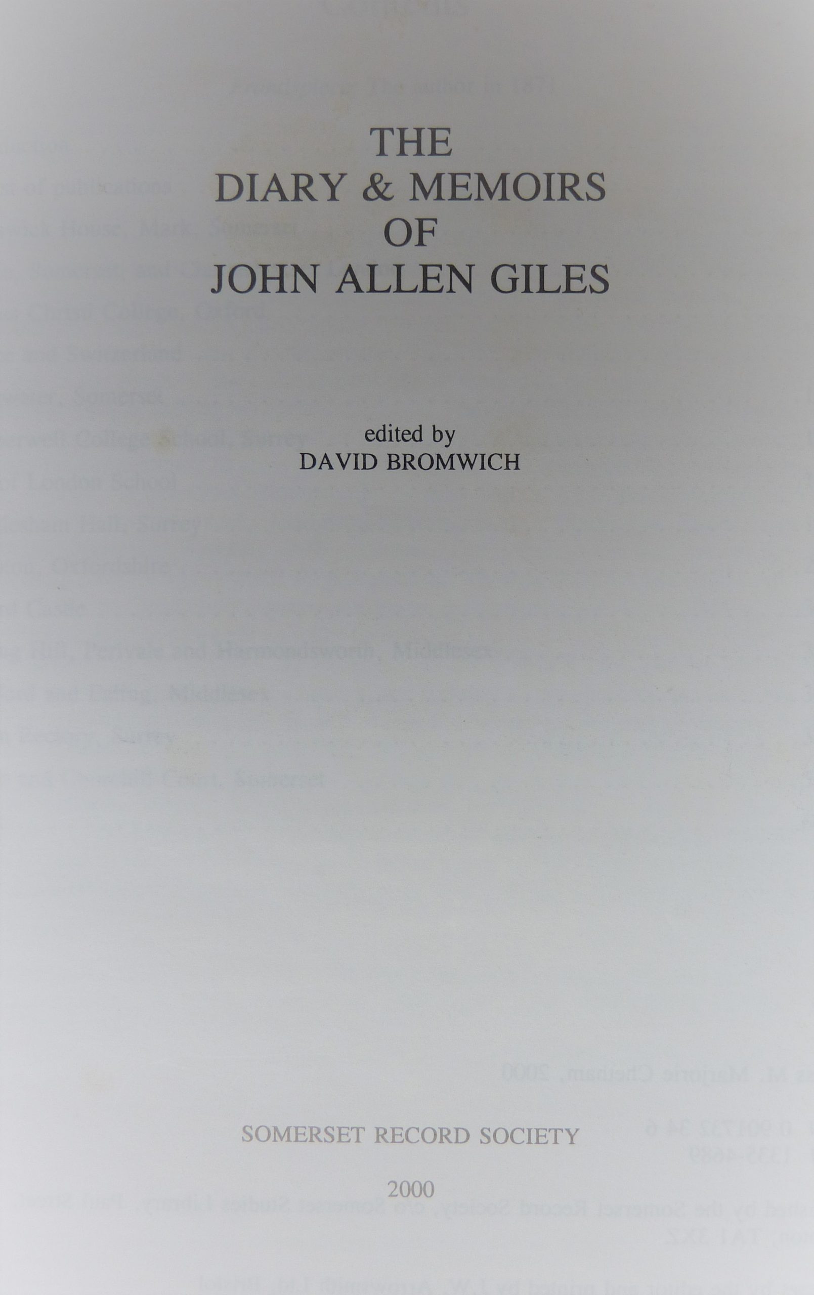volume 86 title page