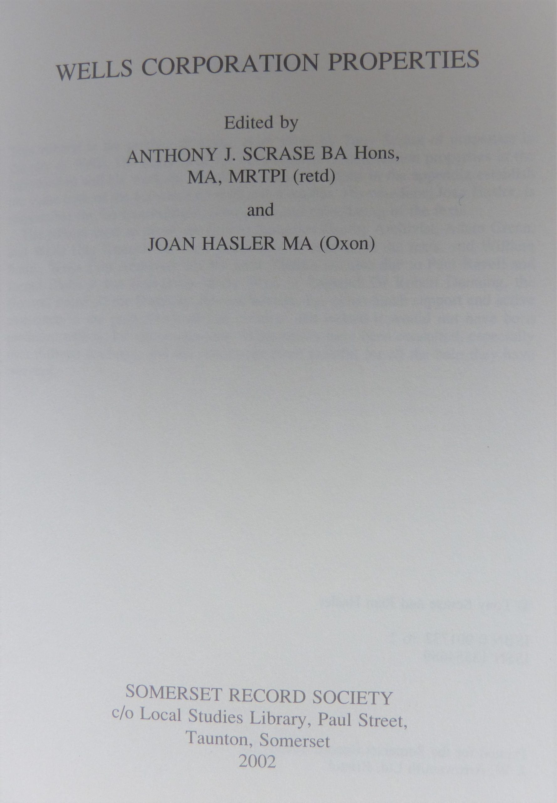 volume 87 title page