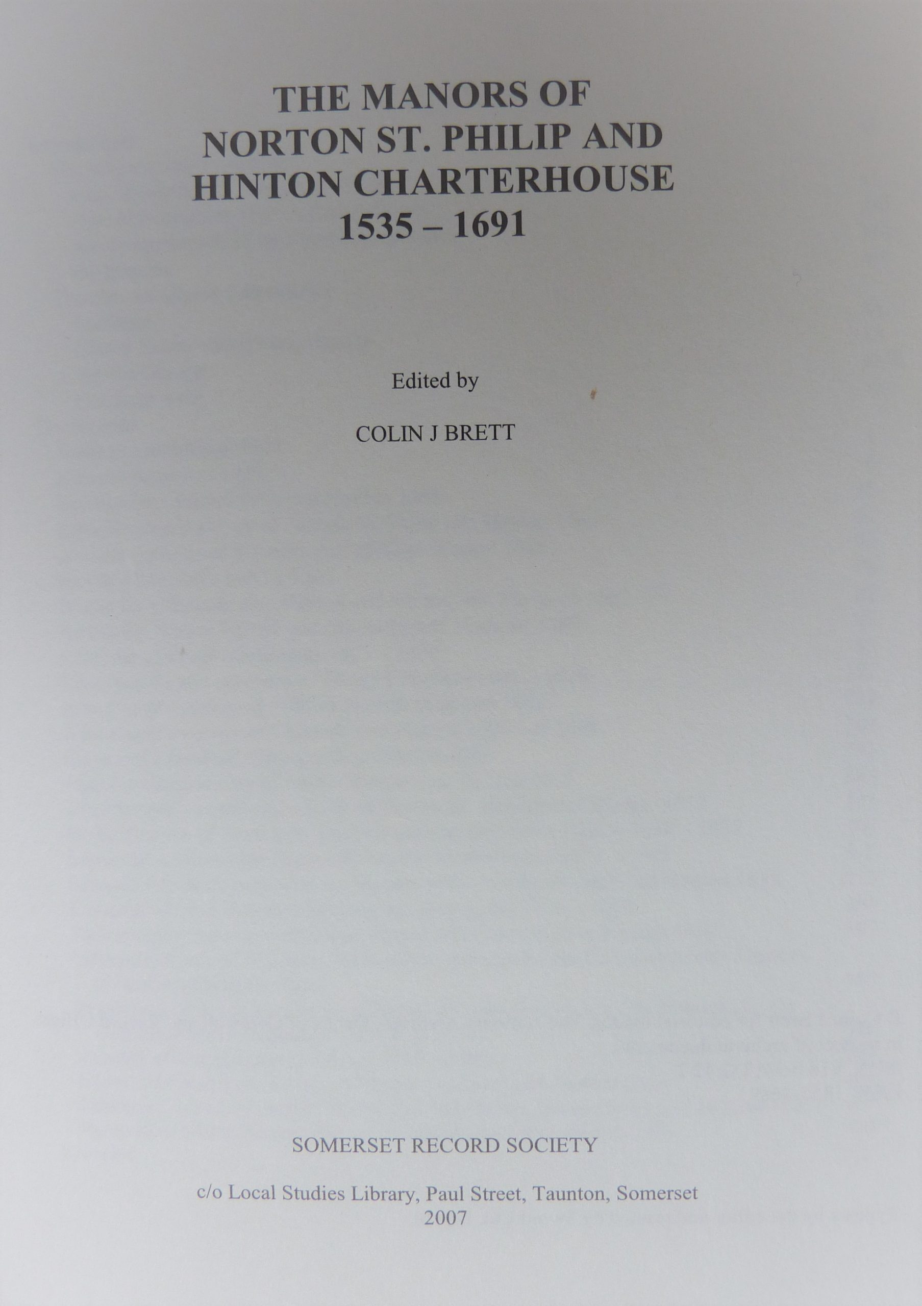 volume 93 title page